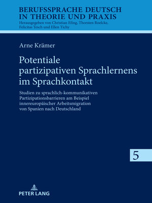 cover image of Potentiale partizipativen Sprachlernens im Sprachkontakt